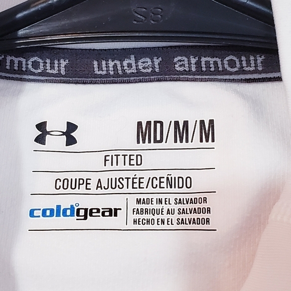 Under Armour Coldgear Long Sleeve Mock Shirt Medium - Picture 3 of 7